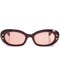 Balmain - Chain-Detail Sunglasses - Lyst