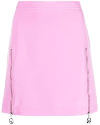 Moschino - Zipped Mini Skirt - Lyst