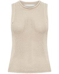 Dion Lee - Grid Mesh Tank Top - Lyst
