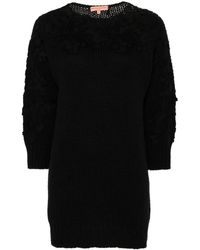 Ermanno Scervino - Trui Met Bloemenkant - Lyst