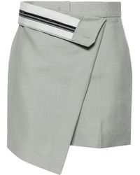 Fendi - Pantalones cortos con diseño cruzado - Lyst