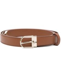 Victoria Beckham - Dorian Buckle-Fastening Leather Belt - Lyst