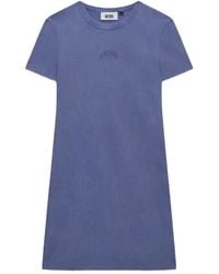 Gcds - Robe En Coton À Coupe Courte - Lyst