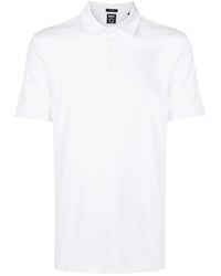 BOSS - Logo-Print Organic Cotton Polo Shirt - Lyst