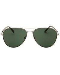 Fossil - Pilot-Frame Metal Sunglasses - Lyst