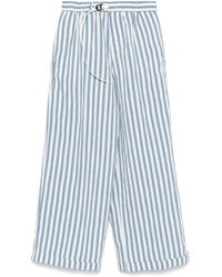 White Sand - Striped Trousers - Lyst
