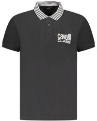Roberto Cavalli - Polo À Logo Brodé - Lyst