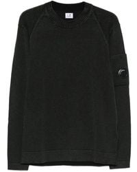 C.P. Company - Crew-Neck Wool Sweater - Lyst