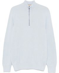 BOSS - Pull En Coton À Fermeture Zippée - Lyst