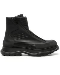 McQueen - Tread Slick 45mm レザーブーツ - Lyst