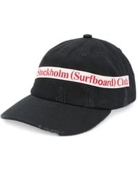 Stockholm Surfboard Club - Distressed Logo-Patch Baseball Cap - Lyst