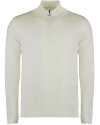 Moorer - Terni Pullover mit kurzem Reißverschluss - Lyst