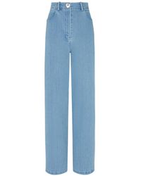 Violante Nessi - Lily Jeans Hexagonal Pocket Straight-Leg Jeans - Lyst