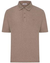 MEGUSTA - Melange Piquet Polo Shirt - Lyst