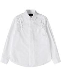 Simone Rocha - Hemd Mit Slash-Detail - Lyst