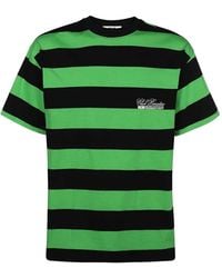 MSGM - Camisa Con Motivo De Rayas - Lyst
