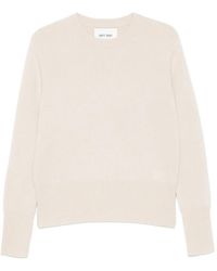 Soft Goat - Ribbed-Trim Crew-Neck Sweater - Lyst