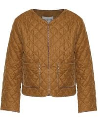 Munthe - Lizetta Quilted Velvet Jacket - Lyst
