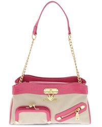 Moschino - Crocodile-Effect Shoulder Bag - Lyst