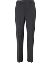Berwich - Pressed-Crease Turned-Up Trousers - Lyst