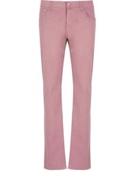 Jacob Cohen - Pantaloni Con Applicazione Logo - Lyst