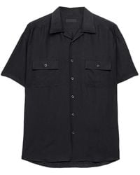 Prada - Linen Shirt - Lyst