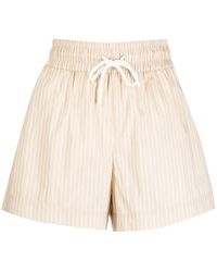 FRAME - Shorts Mit Kordelzug - Lyst