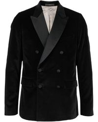 Paul Smith - Double-breasted Cotton Blazer - Lyst