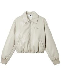 Izzue - Logo-Patch Zip-Up Bomber Jacket - Lyst