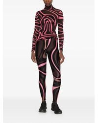 PUCCI - Labirinto Print High-Neck Jersey Top - Lyst