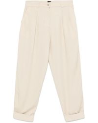 BOSS - Twill Trousers - Lyst