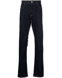 Canali - Halbhohe Slim-Fit-Jeans - Lyst