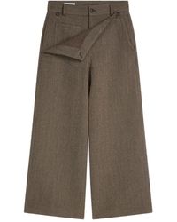 Dries Van Noten - Wollen Broek Met Wikkel-Effect - Lyst