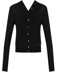 Alexander Wang - Button-Up Wool Cardigan - Lyst