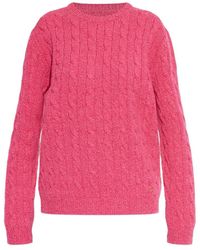 Valentino Garavani - Cable-Knit Wool Sweater - Lyst