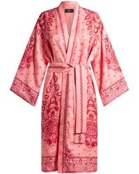 Etro - Paisley-Print Robe Jacket - Lyst