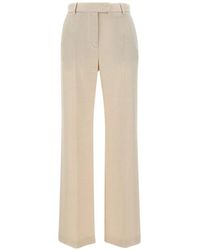 Eleventy - Pantalon Met Visgraat Patroon - Lyst