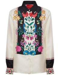 La DoubleJ - Floral Print Boy Shirt - Lyst