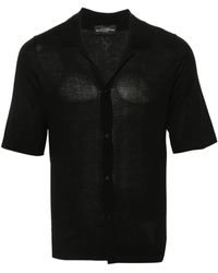 Ballantyne - Fine-Knit Short-Sleeved Shirt - Lyst