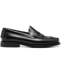 Hereu - Nombela Interwoven Leather Loafers - Lyst