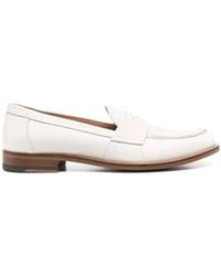 SCAROSSO - Harper Leather Penny Loafers - Lyst