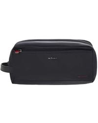 Kiton - Trousse De Toilette Zippée En Cuir - Lyst