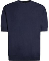 Gazzarrini x Michele Franzese - Gebreid T-Shirt - Lyst