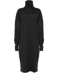 Wolford - Merino-Wool Turtleneck Midi Dress - Lyst