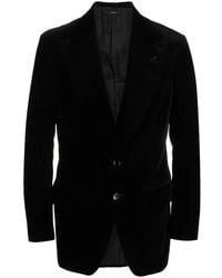 Tom Ford - Velvet Single-Breasted Blazer - Lyst