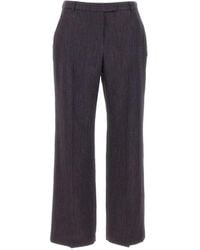 Eleventy - Pressed-Crease Straight-Leg Trousers - Lyst