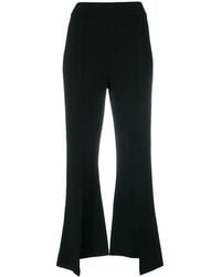 Stella McCartney - Cropped Asymmetric Trousers - Lyst