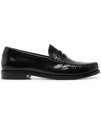 Saint Laurent - Le Loafer 15 Leather Moccasin - Lyst