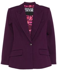 Versace Jeans Couture - ノッチドラペル シングルジャケット - Lyst
