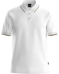 BOSS - Slim Fit Polo Shirt - Lyst